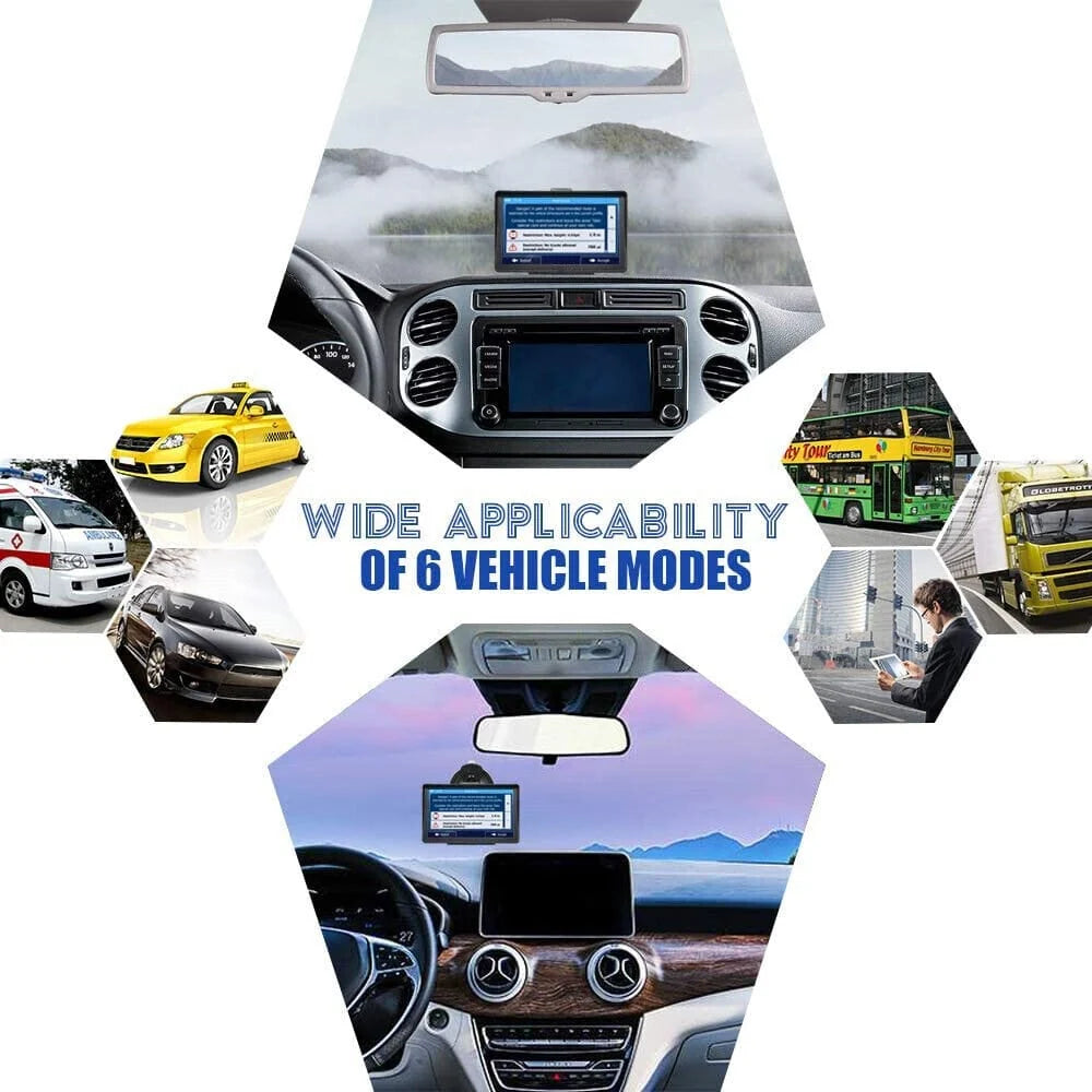 Car & Truck GPS Navigator 7-Inch Touchscreen Truck Maps
