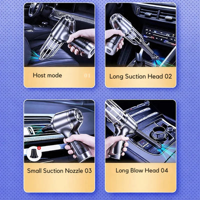 Car Vacuum Cordless High Suction 3-In-1