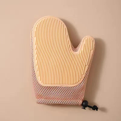 Cat Grooming Glove Silicone Nubs & Breathable Mesh