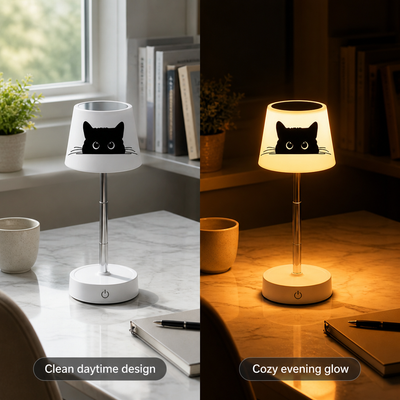 Cat-Shaped Table Lamp