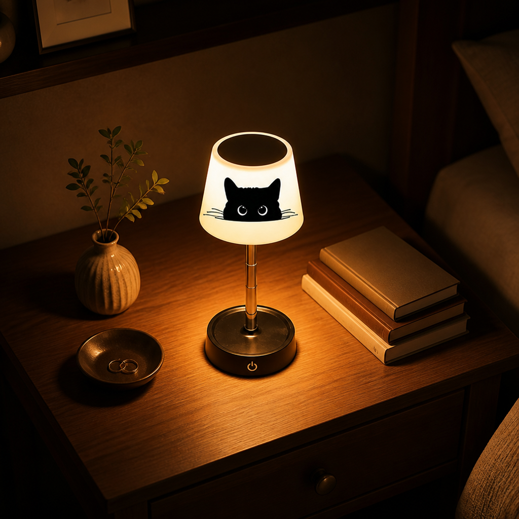 Cat-Shaped Table Lamp