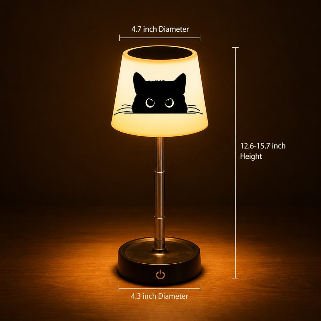 Cat-Shaped Table Lamp