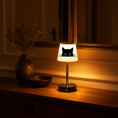 Cat-Shaped Table Lamp