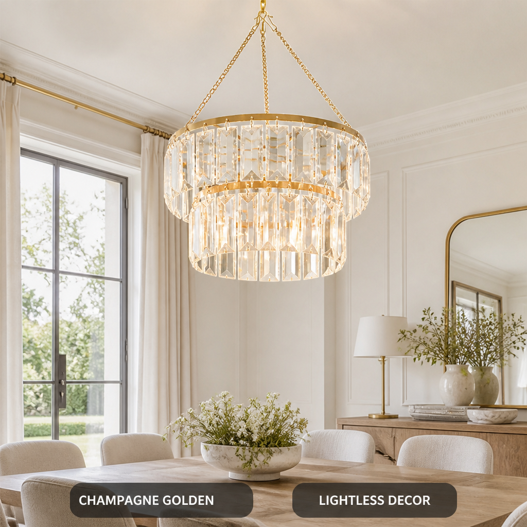 Champagne Gold Triangle String Lights