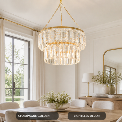 Champagne Gold Triangle String Lights