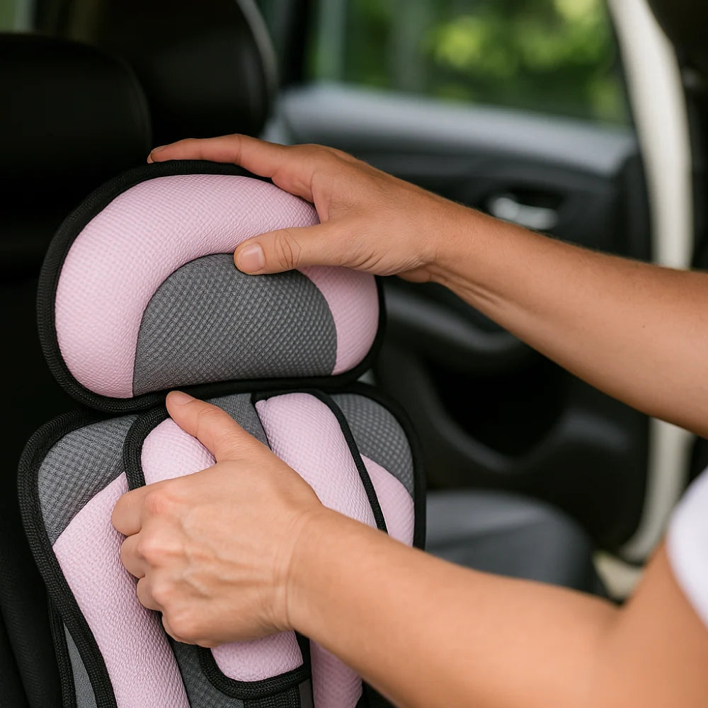 Child Car Seat Adjustable Five-Point Harness Breathable Mesh Travel-Friendly