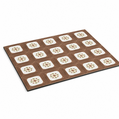 Coffee Mat Super Absorbent Non-Slip Retro Tile