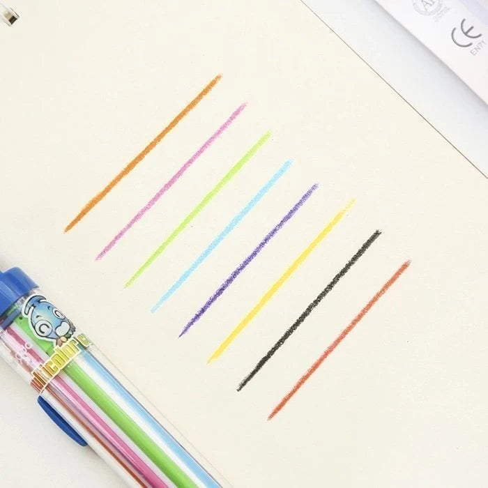 Colored Pencil 8-In-1 Click-Change Non-Toxic