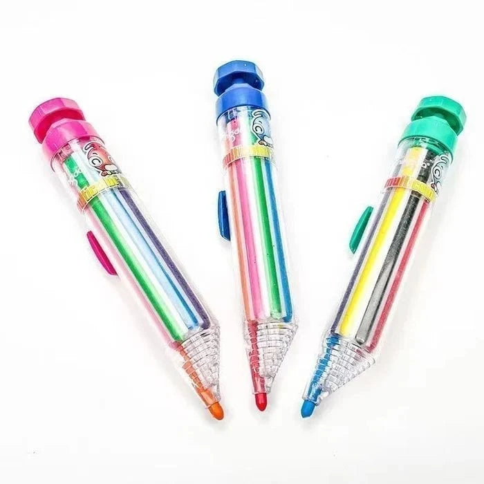 Colored Pencil 8-In-1 Click-Change Non-Toxic