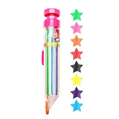 Colored Pencil 8-In-1 Click-Change Non-Toxic
