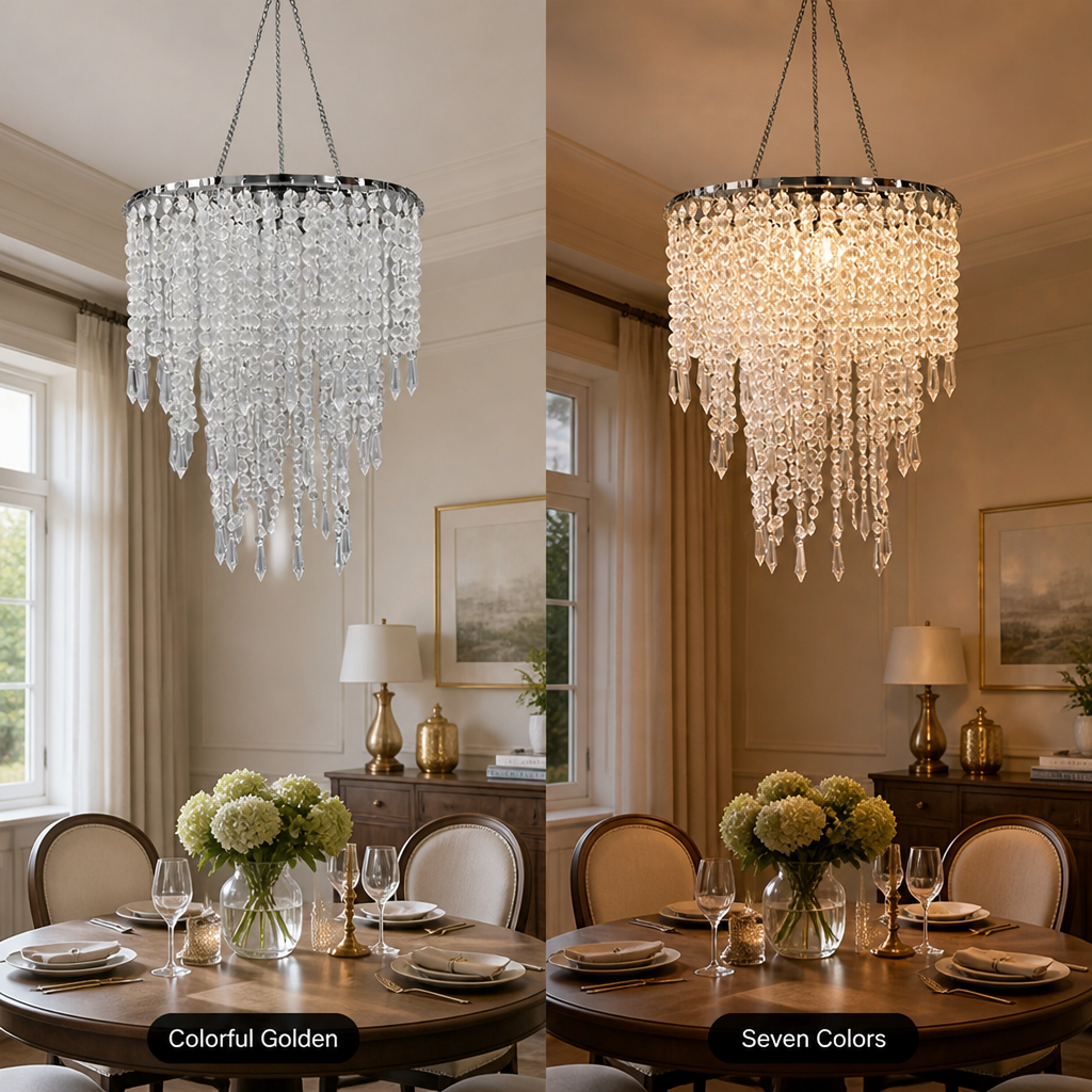 Colorful Hanging Chandelier