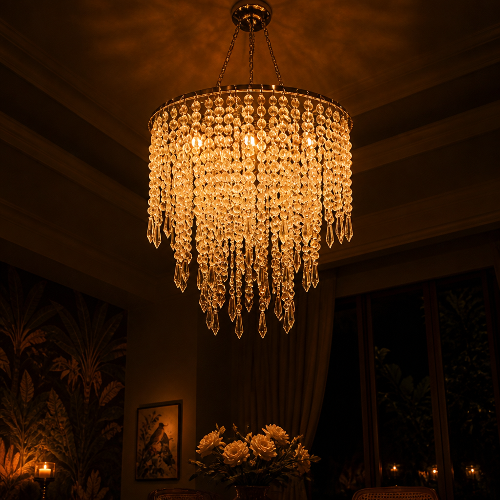 Colorful Hanging Chandelier
