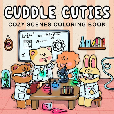 Coloring Book Halloween Cozy Scenes Thick Single Sided Paper