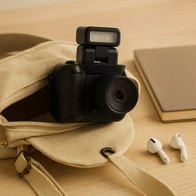 Compact Digital Camera 1080p HD Retro Design USB Charging
