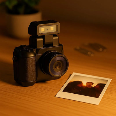 Compact Digital Camera 1080p HD Retro Design USB Charging