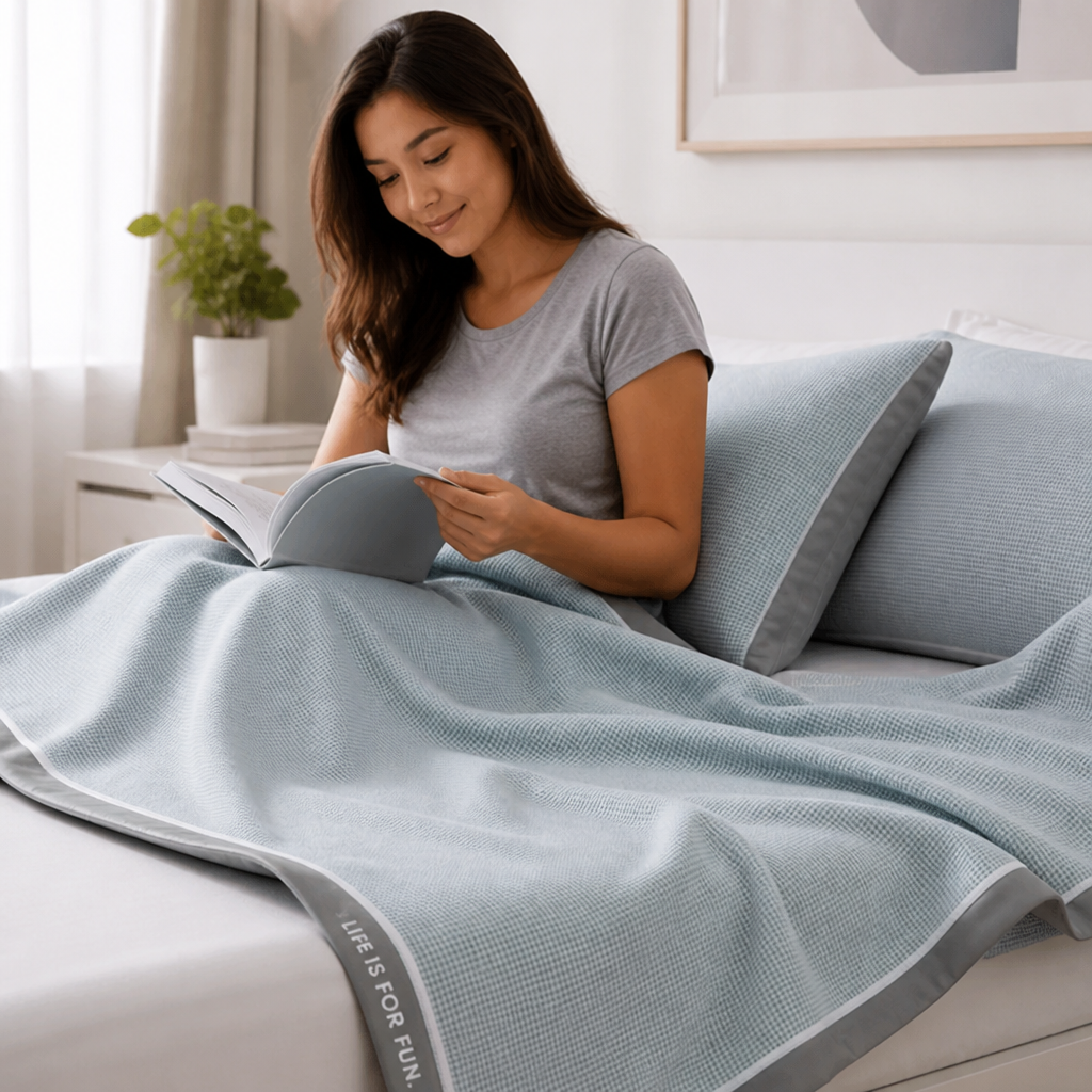 Cooling Summer Mat Breathable Washable Bed & Sofa