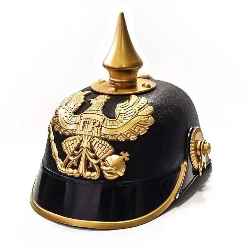 Costume Helmet Molded Spike One Piece Lightweight Plastic