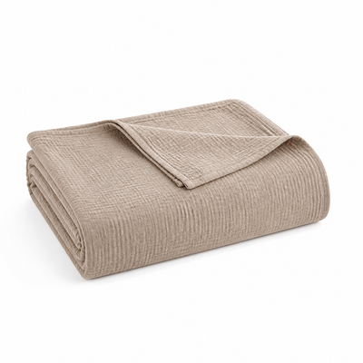 Cotton Blanket Four-Layer Gauze Ultra-Soft Lightweight & Breathable