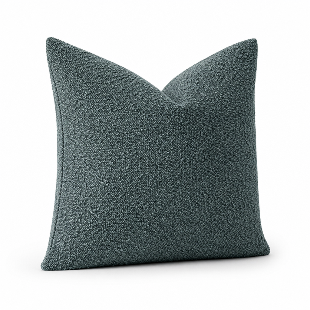Cushion Cover Bouclé Texture Soft Polyester