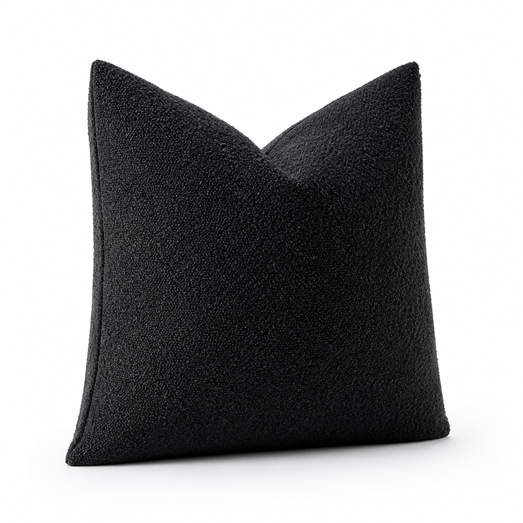 Cushion Cover Bouclé Texture Soft Polyester