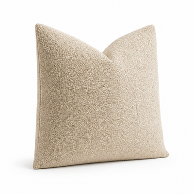 Cushion Cover Bouclé Texture Soft Polyester