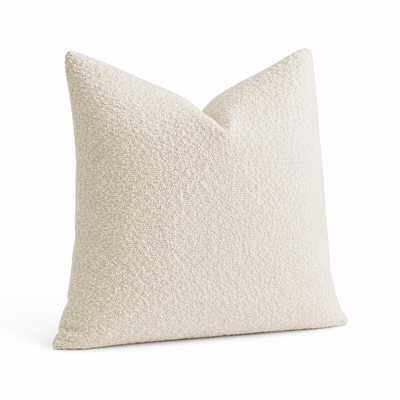 Cushion Cover Bouclé Texture Soft Polyester