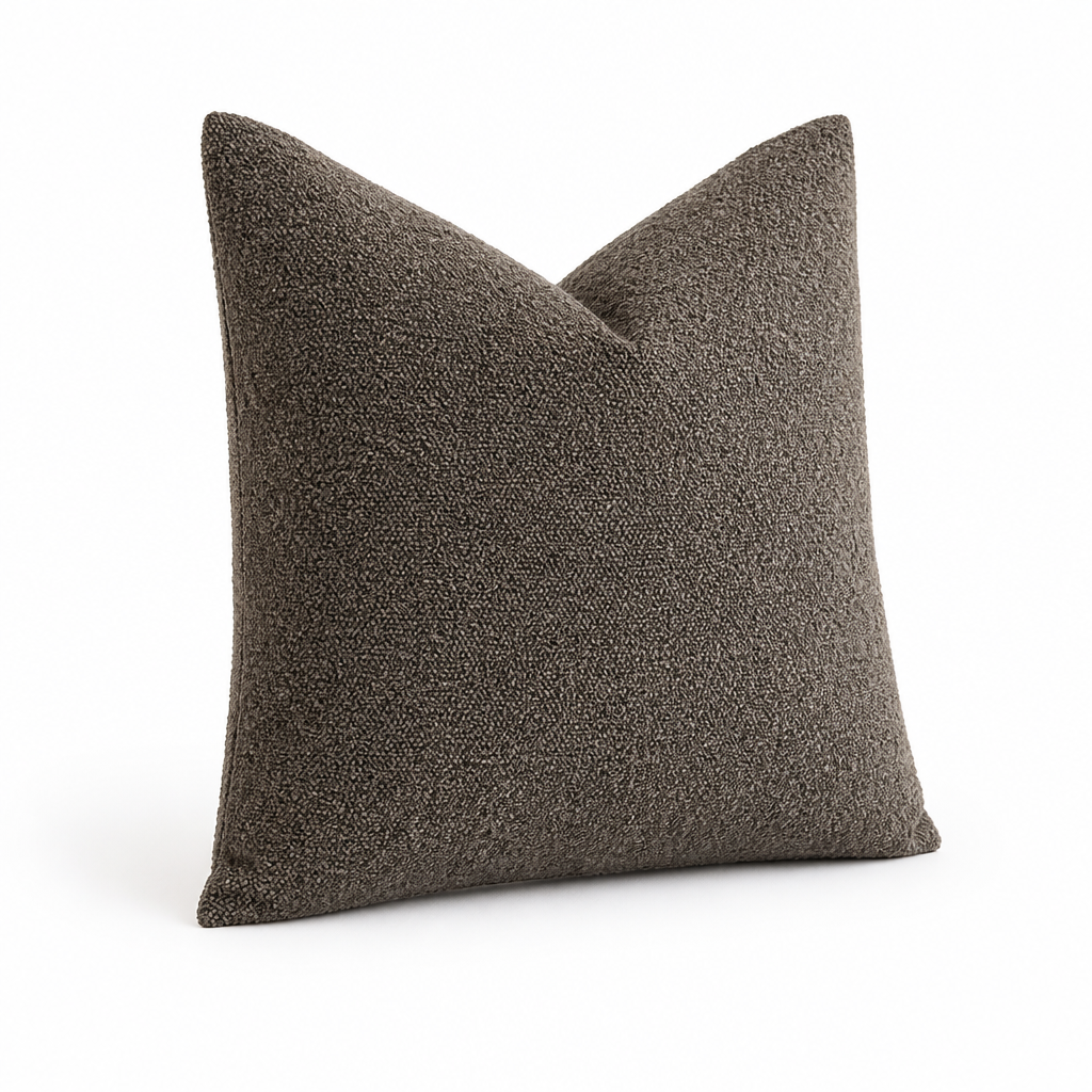 Cushion Cover Bouclé Texture Soft Polyester