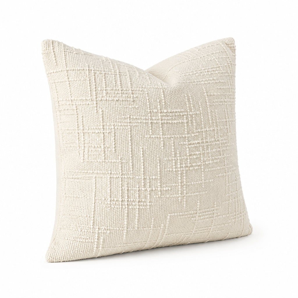 Cushion Cover Chenille Texture Bamboo Structure