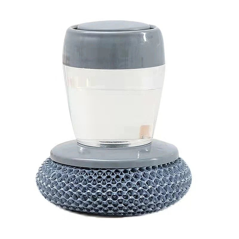 Dish Brush Refillable Soap Dispenser Stiff Bristles