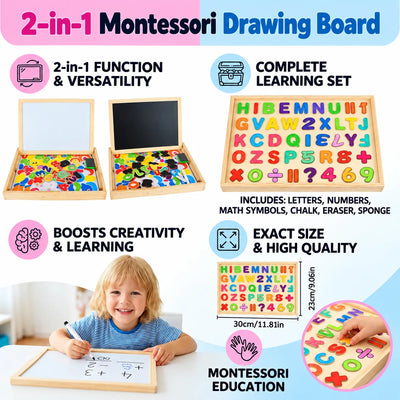 Drawing Board Magnetic & Writable With Integrated Storage