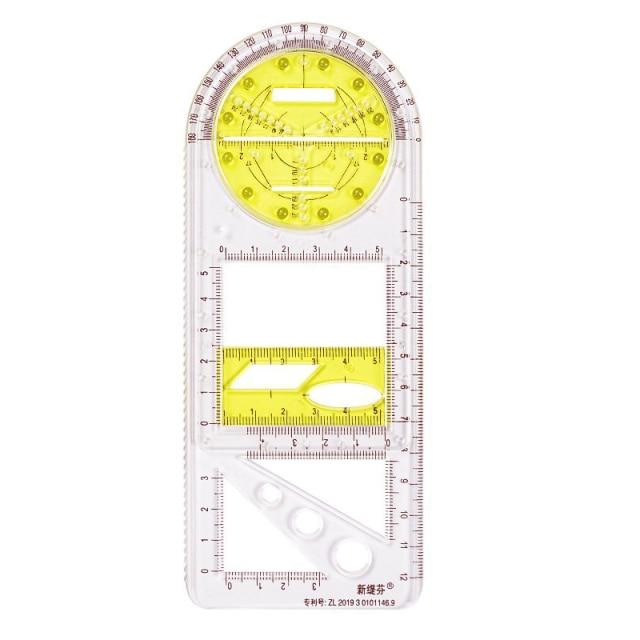 Drawing Ruler 14 Geometric Templates Transparent
