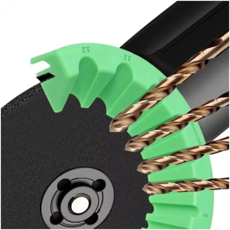Drill Bit Sharpener Adjustable Angle Non-Slip Clamp