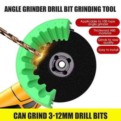 Drill Bit Sharpener Adjustable Angle Non-Slip Holder