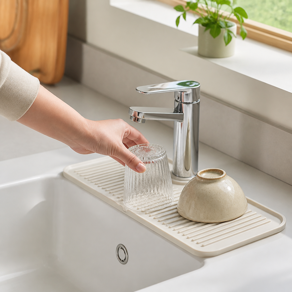 Drip Mat Self-Draining Quick-Dry Non-Slip