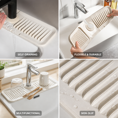 Drip Mat Self-Draining Quick-Dry Non-Slip