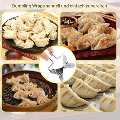 Dumpling Cutter Ergonomic Handle & Uniform Shapes