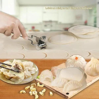 Dumpling & Pasta Cutter Ergonomic Handle One-Step Shaping