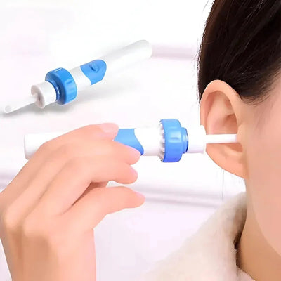 Earwax Remover Vibration & Suction Washable Silicone Heads
