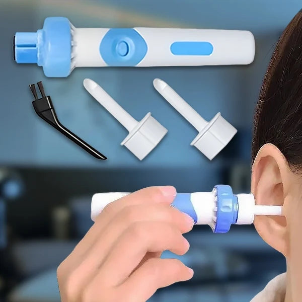 Earwax Remover Vibration & Suction Washable Silicone Heads