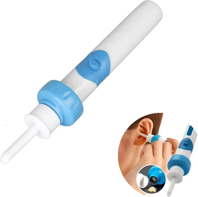 Earwax Remover Vibration & Suction Washable Silicone Heads