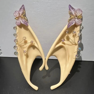 Elf Ears Ultra-Soft Silicone Adhesive-Free Slip-On Makeup-Compatible