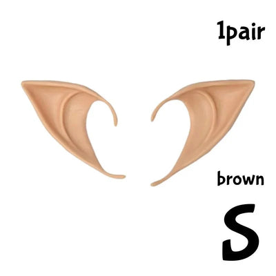 Elf Ears Ultra-Soft Silicone Adhesive-Free Slip-On Makeup-Compatible