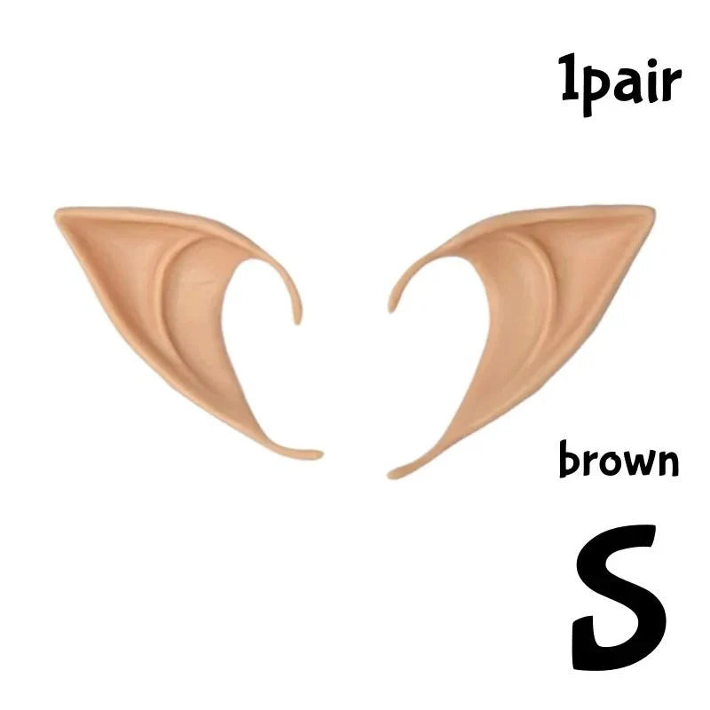 Elf Ears Ultra-Soft Silicone Adhesive-Free Slip-On Makeup-Compatible