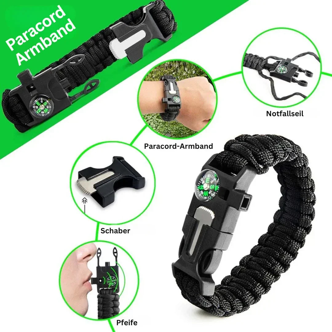 Emergency Kit Waterproof & MOLLE-Compatible 38-Piece