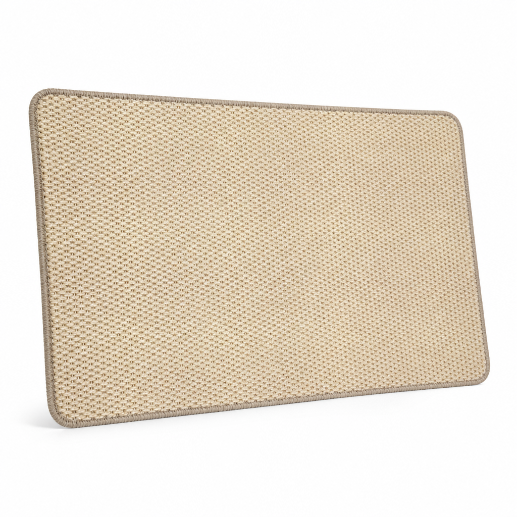 Entrance Rug Faux Jute Non-Slip Backing