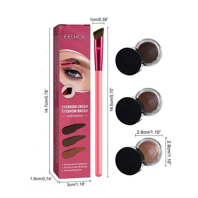 Eyebrow Brush Ultra-Fine Tapered Tip Ergonomic Handle