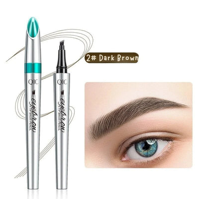 Eyebrow Pencil 4-Prong Microblading Tip Waterproof & Smudge-Proof