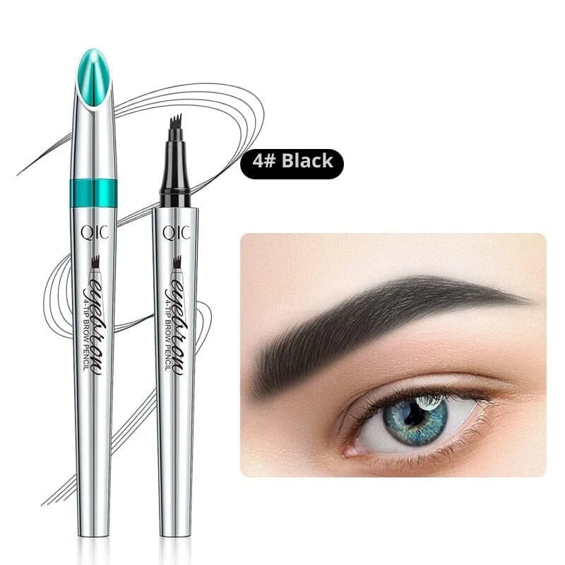 Eyebrow Pencil 4-Prong Microblading Tip Waterproof & Smudge-Proof