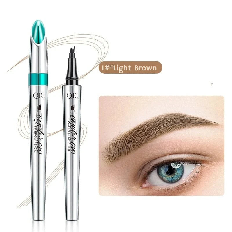 Eyebrow Pencil 4-Tip Microblading Head Waterproof & Long-Lasting
