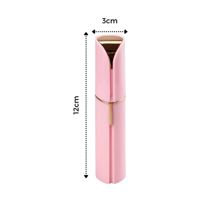 Facial Hair Remover LED Light & Removable Head Battery Powered